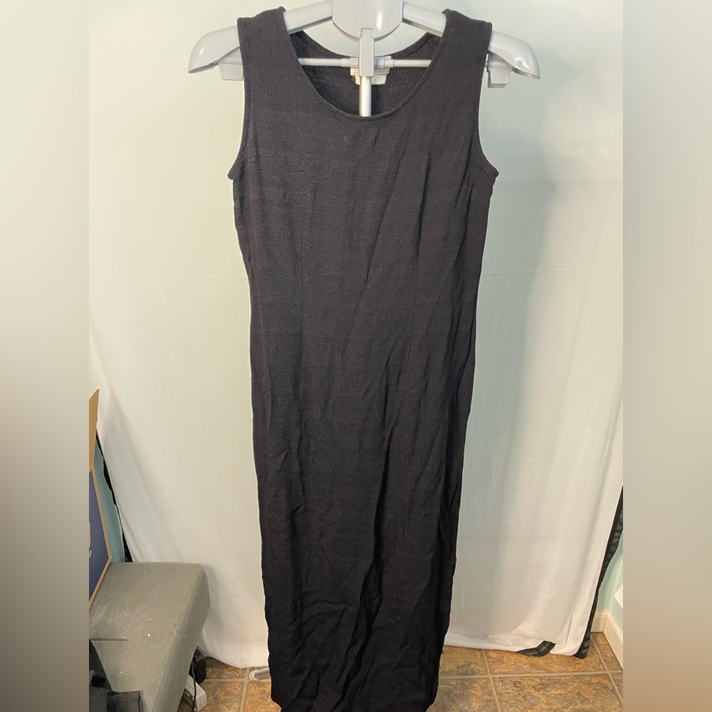 Vintage AGB Elegant‎ Black Sleeveless Dress SIZE 10